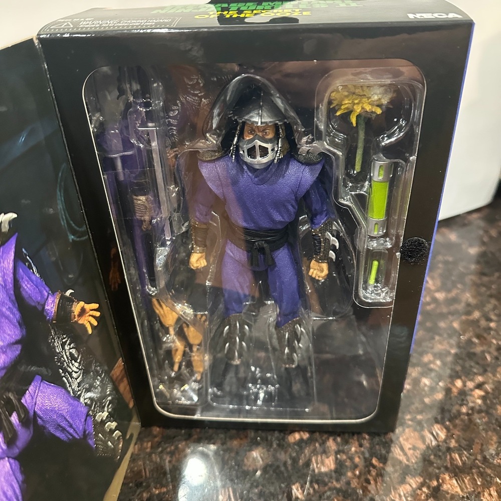 NECA TMNT II Secret of the Ooze Ultimate Shredder Action Figure With Box